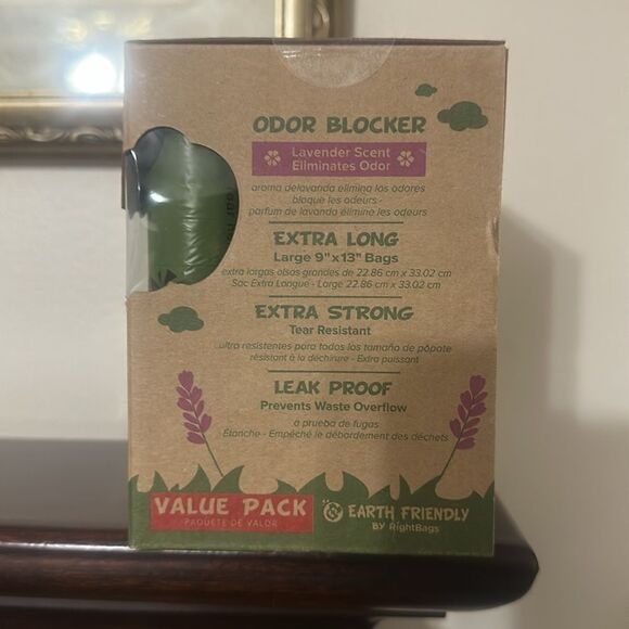 Right Bags Earth Friendly Green Pet Waste Bags Eco-Friendly Heavy Duty 18 Rolls - Picture 7 of 9